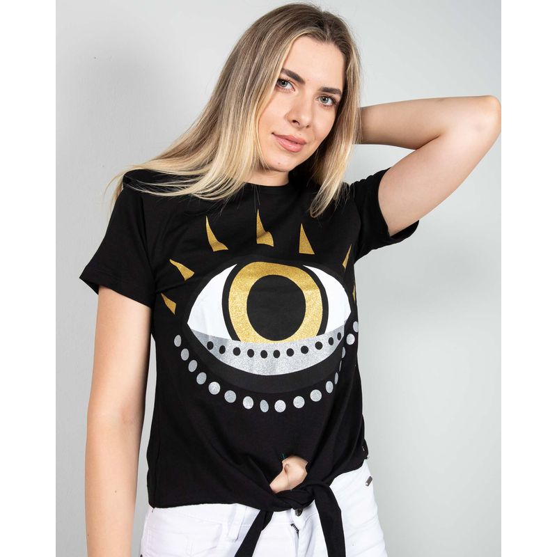 Tricou-Koala-Bay-din-bumbac-cu-umeri-buretati-si-maneca-scurta-24TFT01014