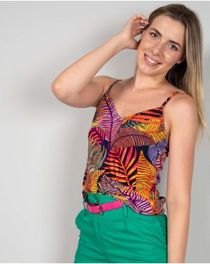 Top Koala Bay cu imprimeu si bretele reglabile 24TFT09005