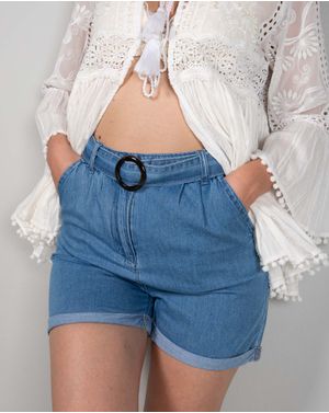 Pantaloni scurti Koala Bay din bumbac cu talie inalta 24TFT11007
