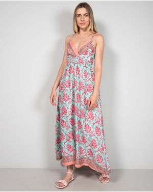 Rochie Koala Bay cu imprimeu viu colorat pentru vara 24TFT12023