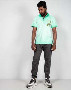 Pantaloni Koala Bay din bumbac cu fermoar metalic 24TFT20015