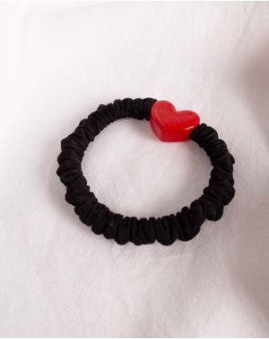 Elastic de par cu accesoriu inima rosie