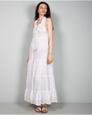 Rochie Koala Bay din bumbac cu broderie englezeasca 24TFT12003