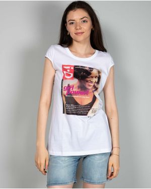 Tricou lung din bumbac cu imprimeu 23ITT47004