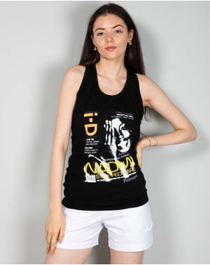Top din bumbac cu imprimeu 23ITT47007