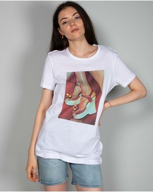 Tricou din bumbac cu imprimeu 23ITT47009