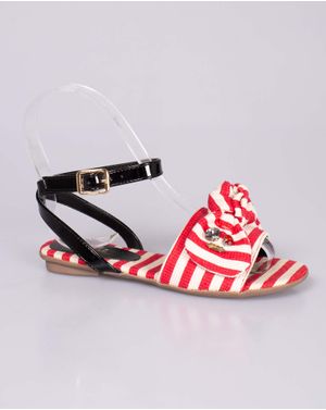 Sandale usoare Axel cu bareta pe picior si dungi 24AXE07009