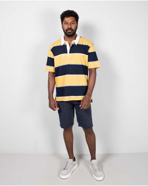 Tricou polo din bumbac cu nasturi ascunsi 24MIS05002