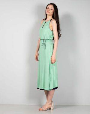 Rochie midi cu snur in talie 24ALN04005