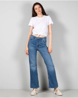 Jeans evazati cu talie inalta 24KOSB2004