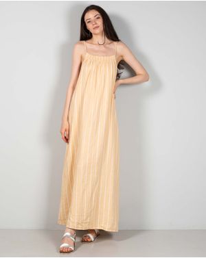 Rochie din bumbac cu dungi 24LGD20005