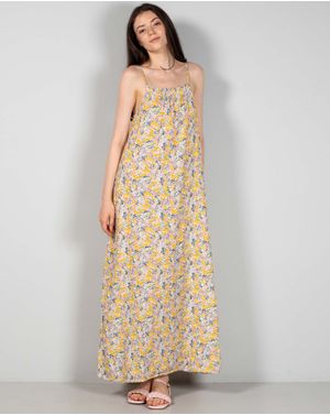 Rochie din bumbac cu bretele subtiri 24LGD28001