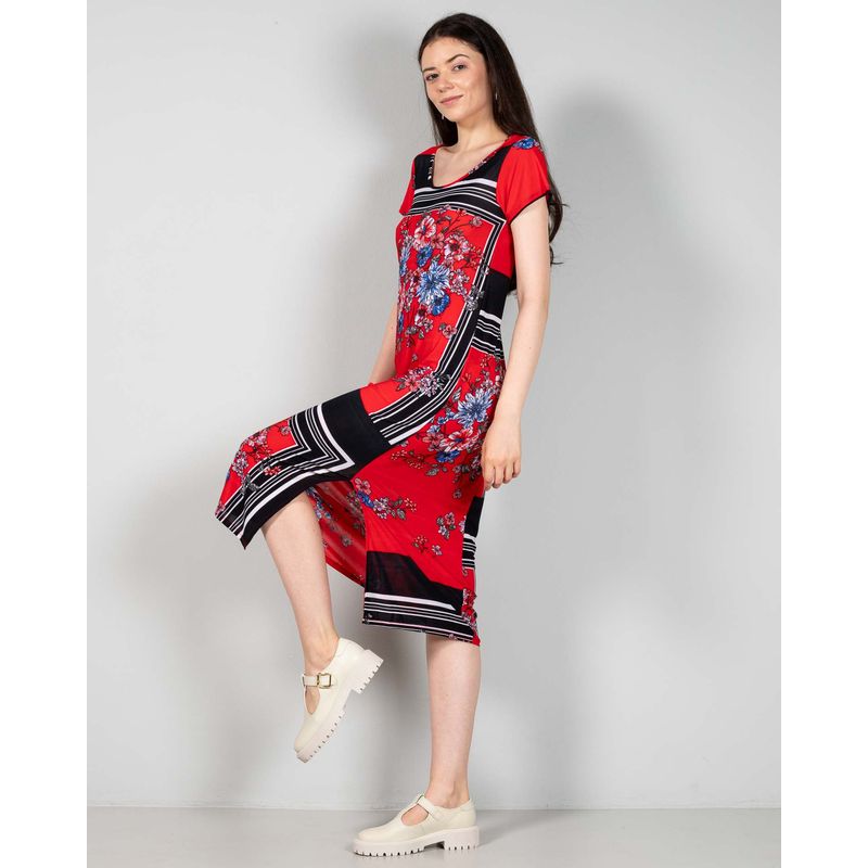 Rochie-subtire-cu-imprimeu-floral-24MIS05004