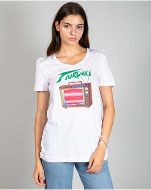 Tricou lung din bumbac cu imprimeu 23ITT47015