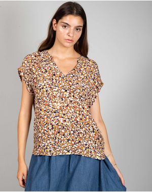 Bluza lejera cu imprimeu 24ITT35014