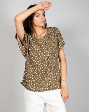 Bluza subtire cu imprimeu 24ITT35021