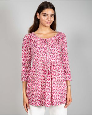 Bluza din bumbac cu maneci trei sferturi 24MAY49009