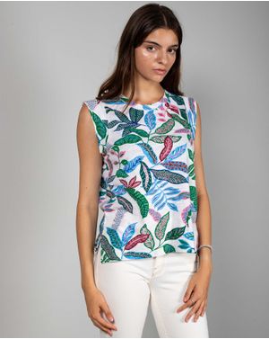 Tricou din bumbac fara maneci N241258003