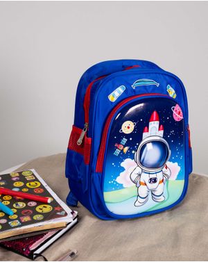 Rucsac albastru model cosmonaut