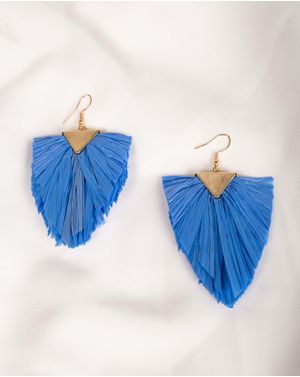 Cercei bleu fashion glam