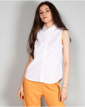 Camasa casual din bumbac fara maneci N240605004