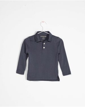 Bluza din bumbac cu guler pentru baieti N240615008