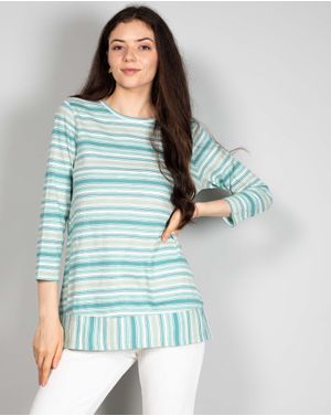 Bluza din bumbac cu dungi N240902040
