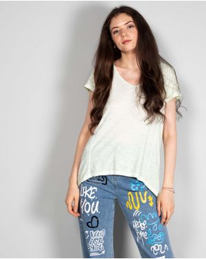 Tricou din bumbac uni N240953002
