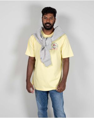 Tricou din bumbac cu maneca scurta si imprimeu N241321002