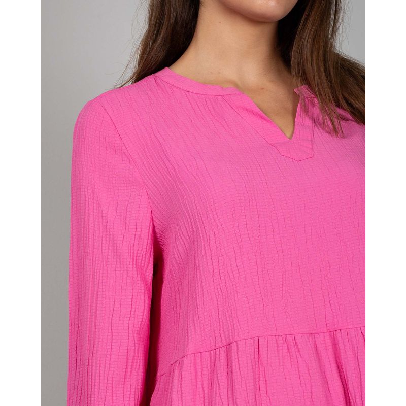 Rochie-baby-doll-cu-maneca-trei-sferturi-24KOSJ5006