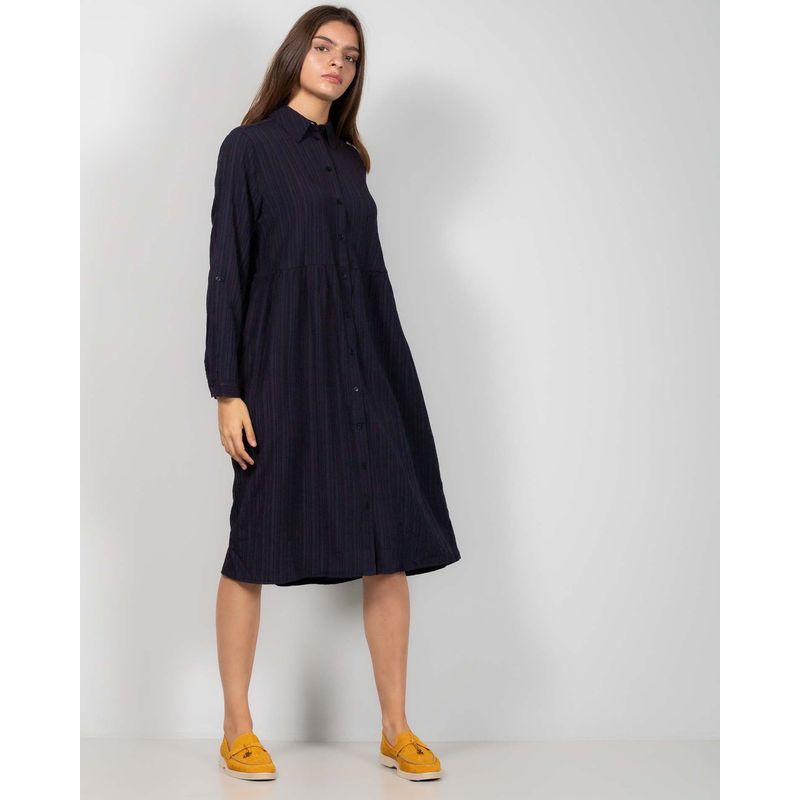 Rochie-subtire-cu-nasturi-si-maneci-ajustabile-24KOSJ5009