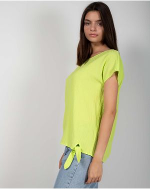 Bluza lejera cu nod la baza 24KOSJ8001