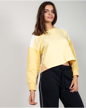 Bluza crop cu maneca lunga 24KOSL6002