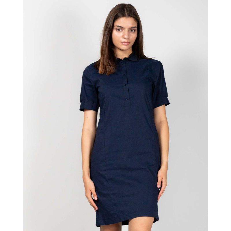 Rochie-cu-maneca-scurta-si-guler-24KOSK7001