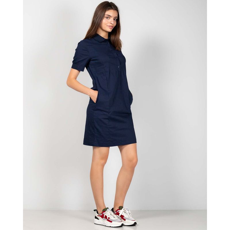Rochie-cu-maneca-scurta-si-guler-24KOSK7001