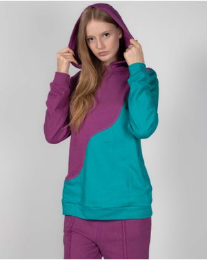 Hanorac din bumbac cu gluga 24ZEN17002