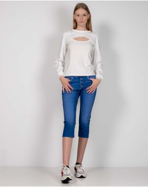 Jeans trei sferturi din bumbac 24ITT44007