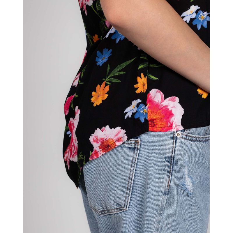Bluza-din-vascoza-cu-imprimeu-floral-si-maneca-scurta-24ITT44017