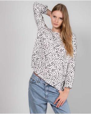 Bluza lejera cu maneca trei sferturi 24ITT44023