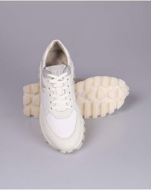 Pantofi sport din piele naturala cu talpa groasa 24EPY37002