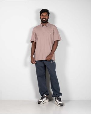 Tricou din bumbac cu nasturi la baza gatului 24CON09003