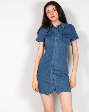 Rochie scurta Noisy May cu nasturi 24OUT01030