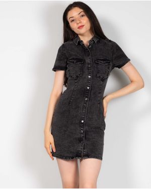 Rochie Noisy May din denim 24OUT01042