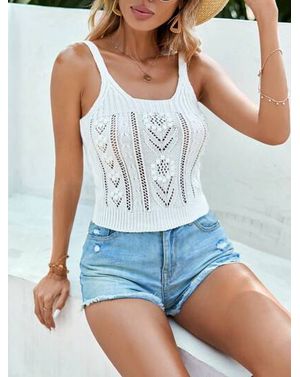 Top din tricot fin Shein 24MAE13012