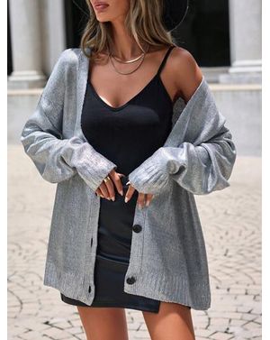 Cardigan Shein tricotat cu nasturi 24MAE13048
