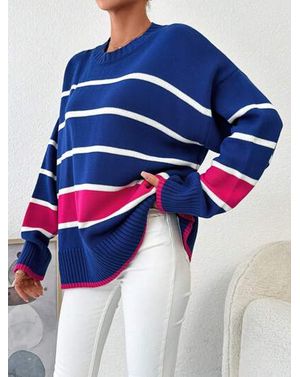 Pulover Shein tricotat fin in dungi 24MAE13049