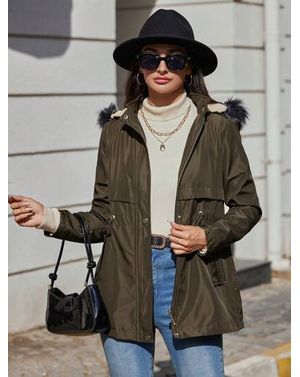 Geaca Shein cu gluga imblanita 24MAE13136