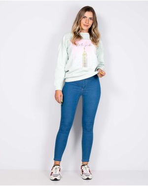 Jeans skinny cu talie inalta 24YEL42022