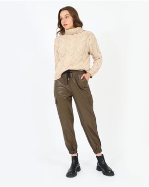 Pantaloni Doca cu buzunare si snur in talie