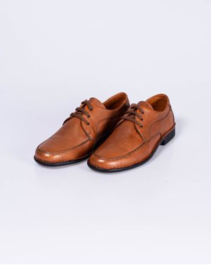 Pantofi din piele naturala cu siret elastic 24ANT01050